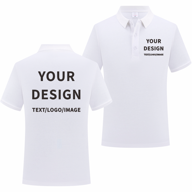 Embroidery Design Logo - Polo de negocios de verano con