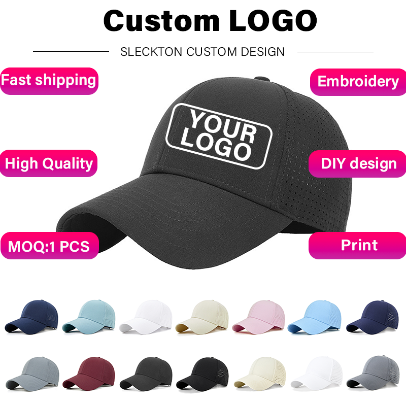 Embroidery Design Logo - Gorras de béisbol de secado rápido