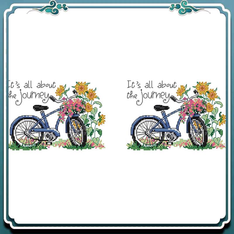 Embroidery X Pattern - A67K-2X DIY tejido a mano estampado