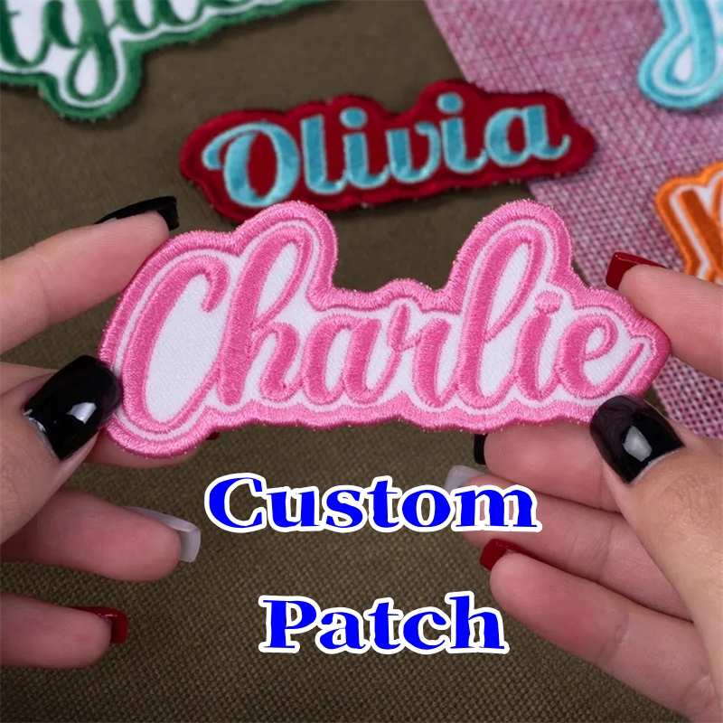 Embroidery Letter M - Parche de Nombre Personalizado con Color,