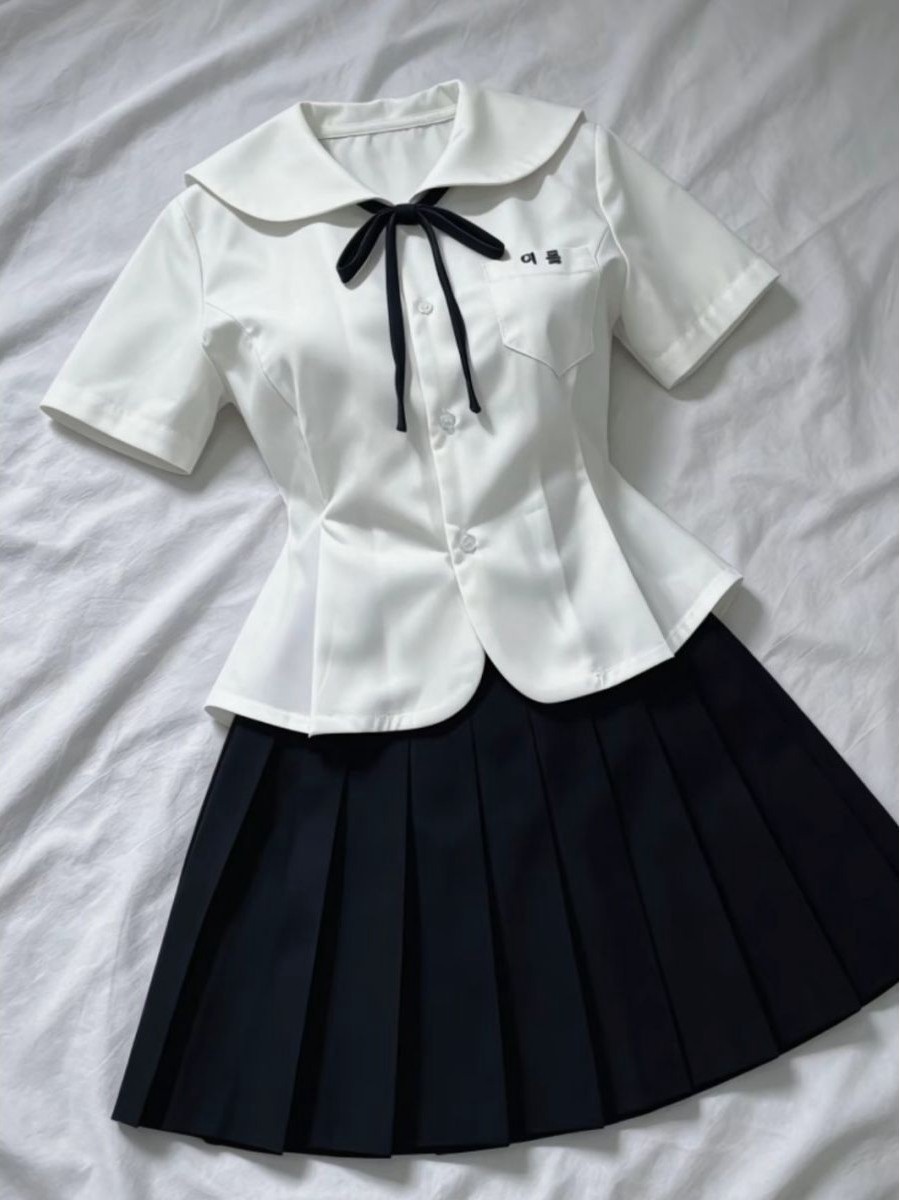 Embroidery Uniforms - Uniforme escolar estilo japonés JK, camisa