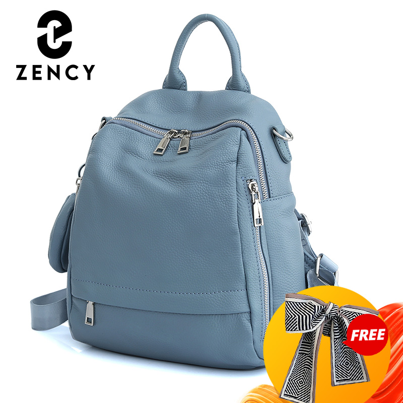 Embroidery Kit Pouch - Mochila Zency de cuero genuino para