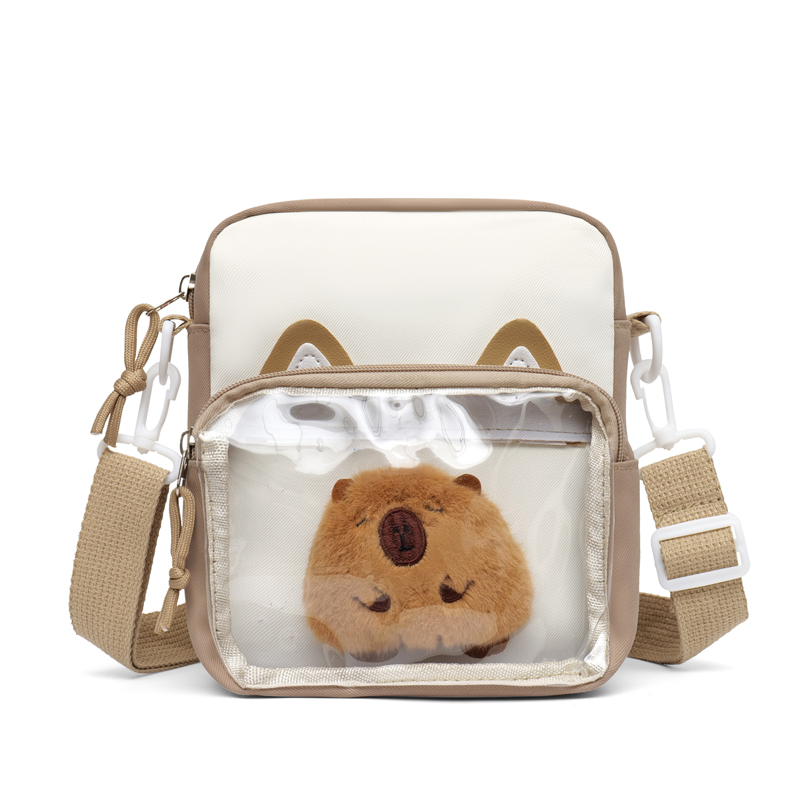 Embroidery Kit Pouch - Bolsos de hombro bonitos de gato