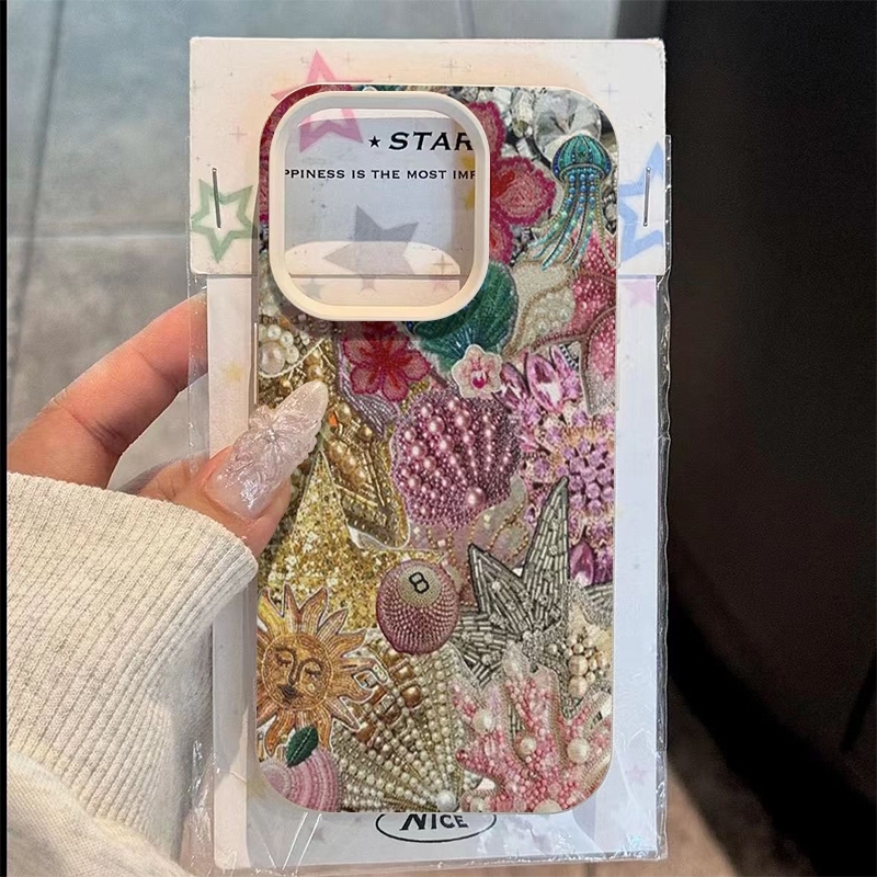 Embroidery X Pattern - Funda de Silicona con Patrón de