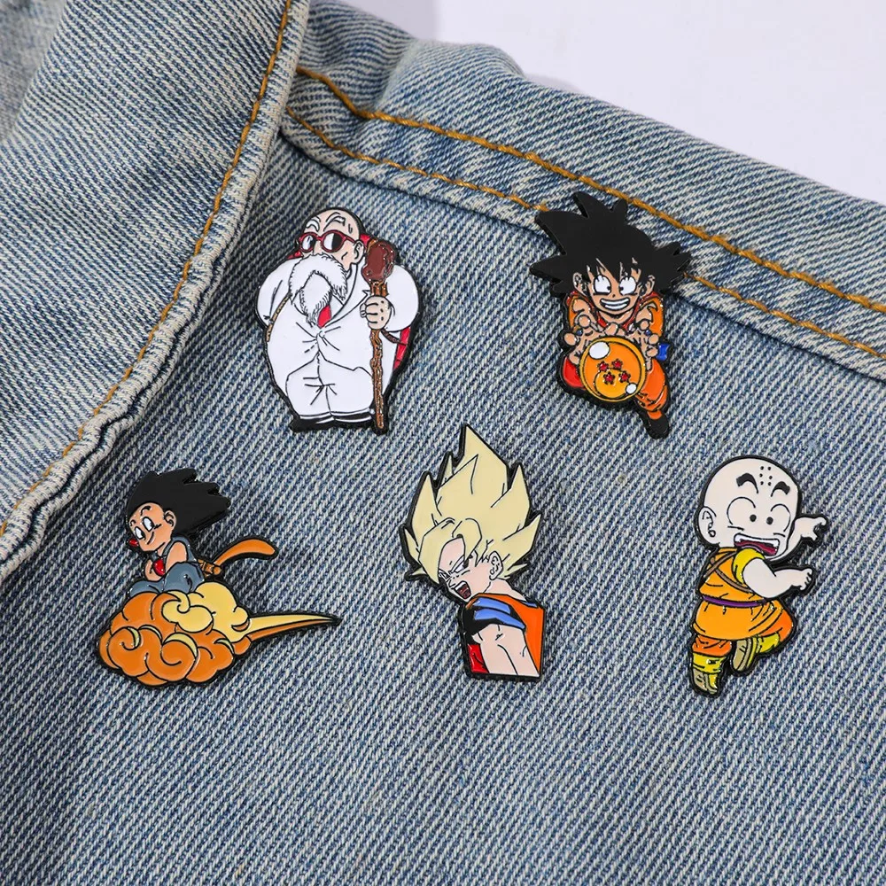 Embroidery Outfit - 5 Broches Clásicos de Anime Popular