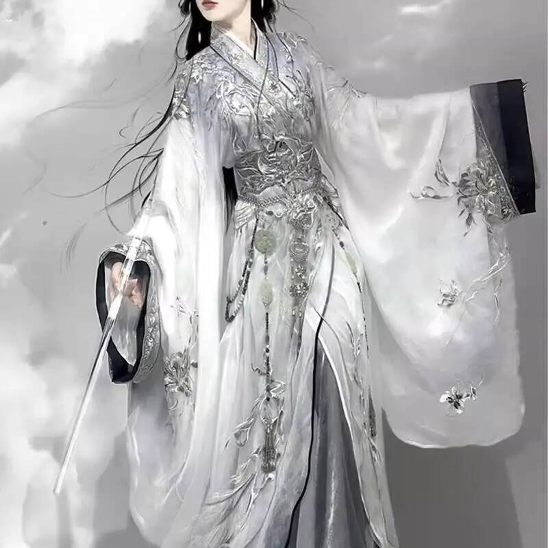 Embroidery Style - Disfraz de Cosplay Estilo Nacional para