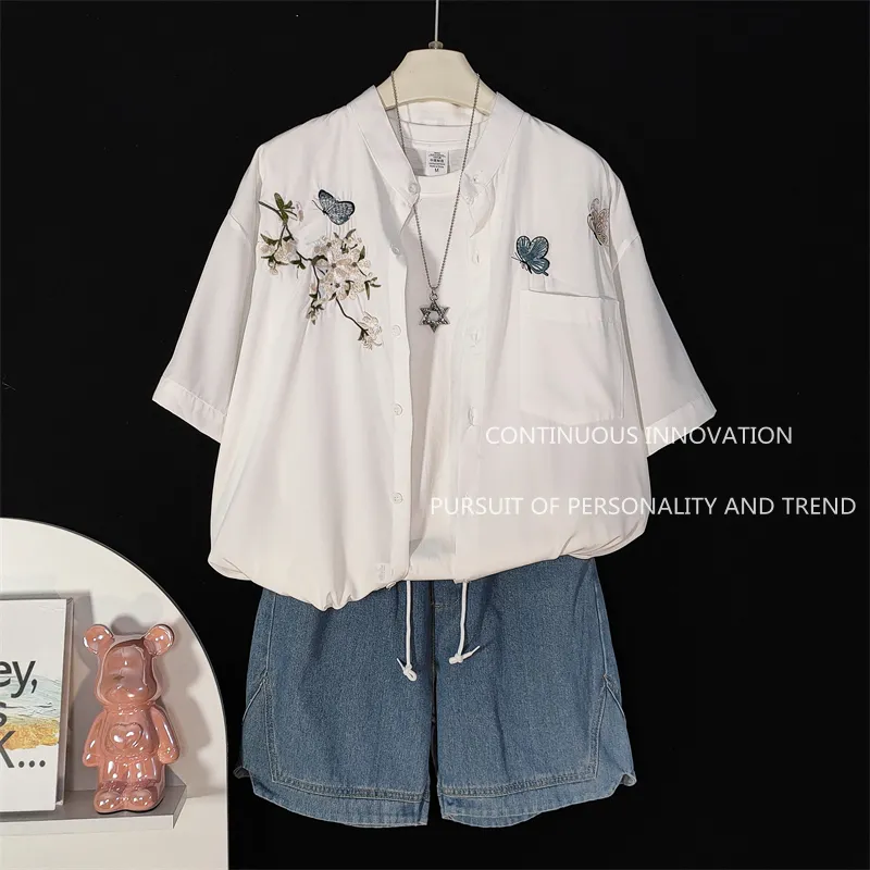 Embroidery Outfit - Conjunto de 3 Piezas para Hombre,