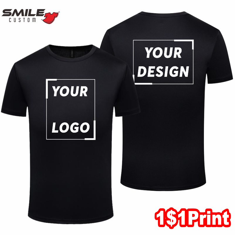 Embroidery Design Logo - Camiseta deportiva de manga corta para