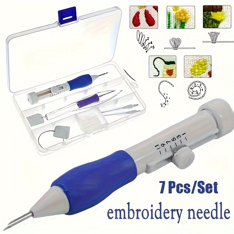 Embroidery Needle Pen - Juego de herramientas de costura con