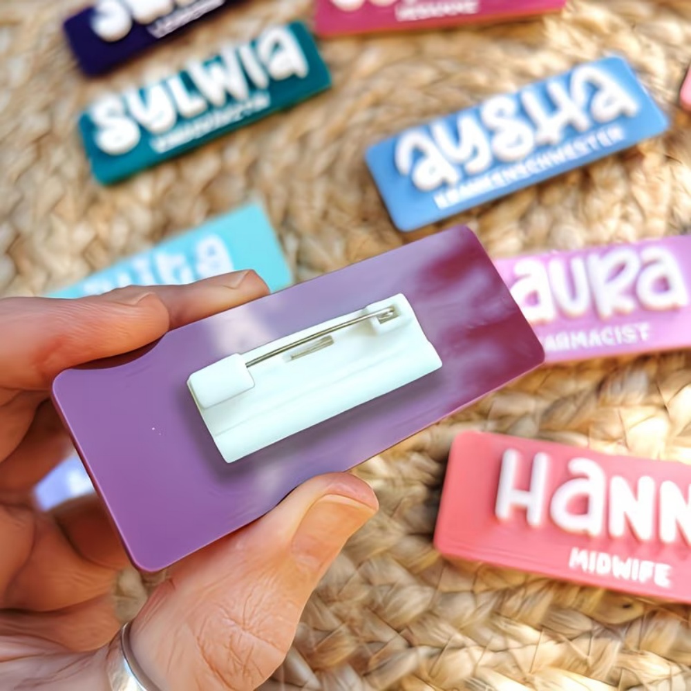 Broches Personalizados con Nom - Embroidery Texture reseña y precio