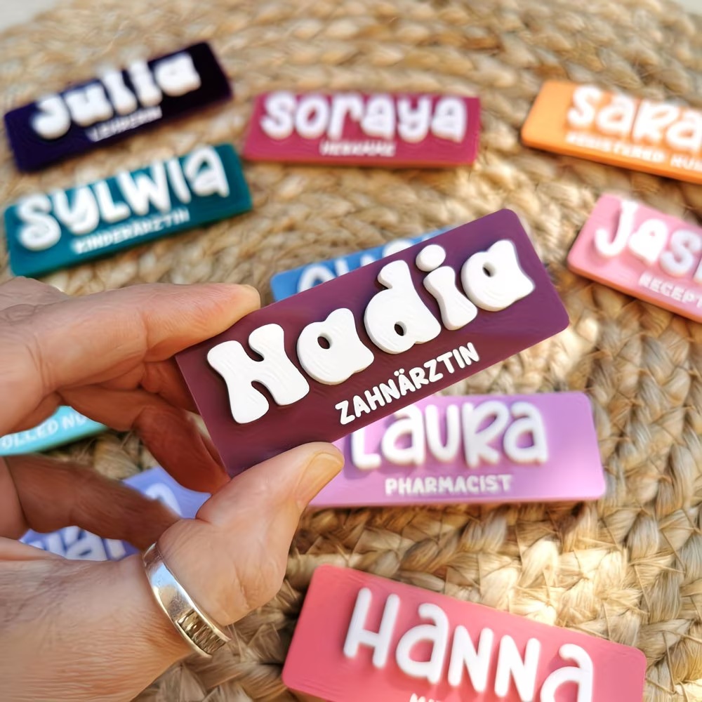 Broches Personalizados con Nom - Embroidery Texture reseña y precio