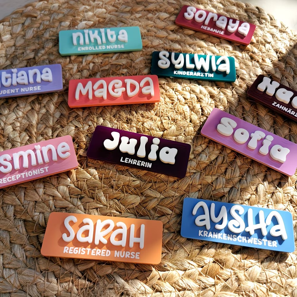 Broches Personalizados con Nom - Embroidery Texture reseña y precio