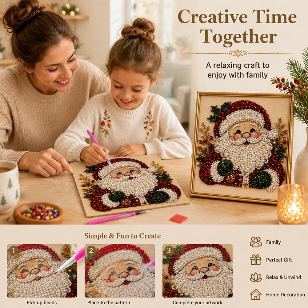 Kit de Arte con Perlas de Papá - Embroidery Frame reseña y precio