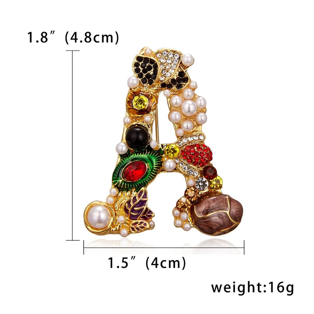 Broches con letras iniciales d - Embroidery Letter M reseña y precio