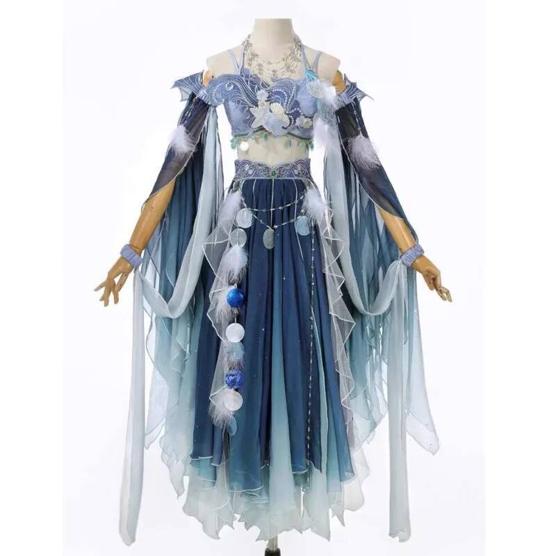 Vestido Azul Exótico con Borda - Embroidery Style reseña y precio