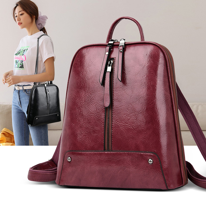Mochila de cuero para mujer, b - Embroidery Kit Pouch reseña y precio