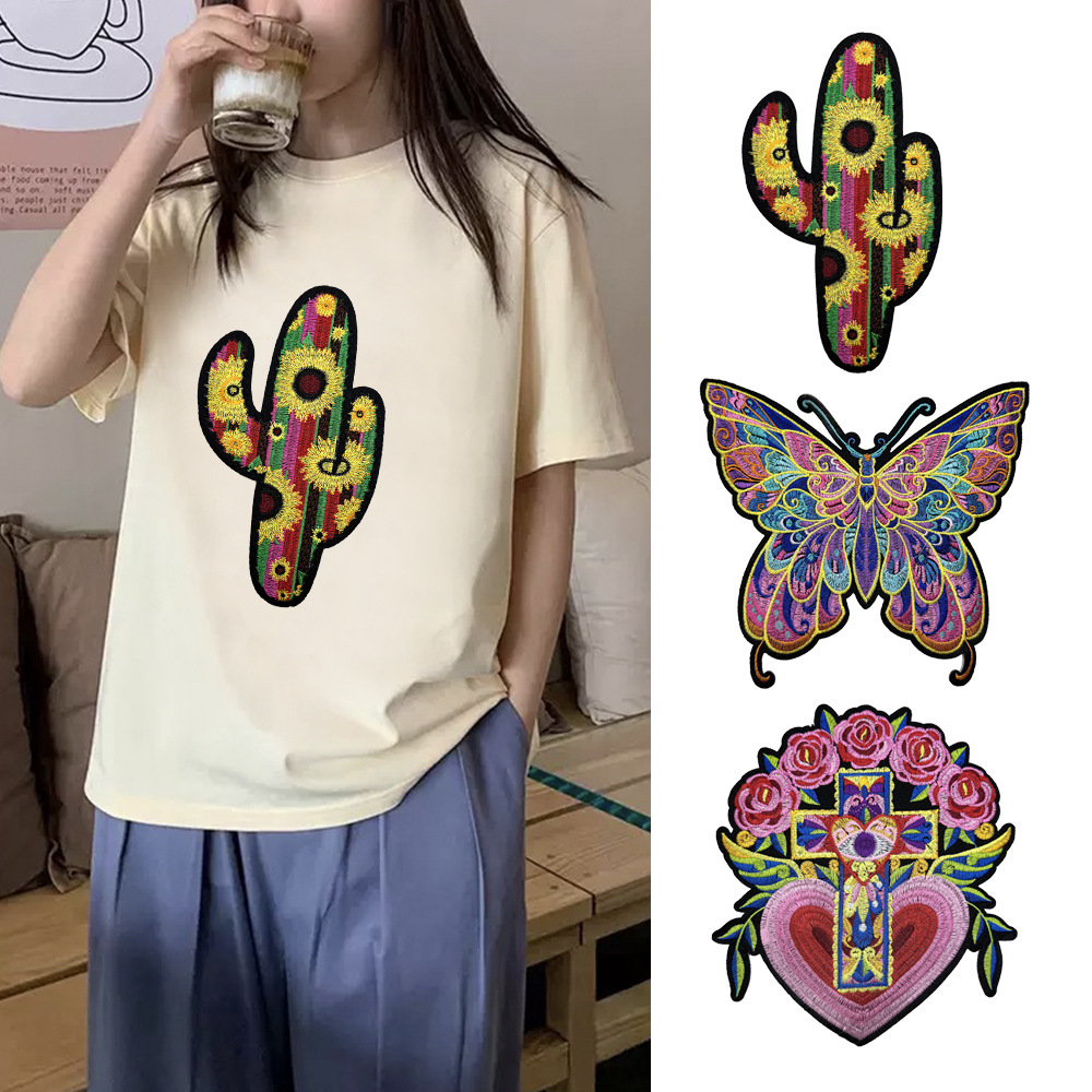 Parche bordado de estilo étnic - Embroidery X Pattern reseña y precio