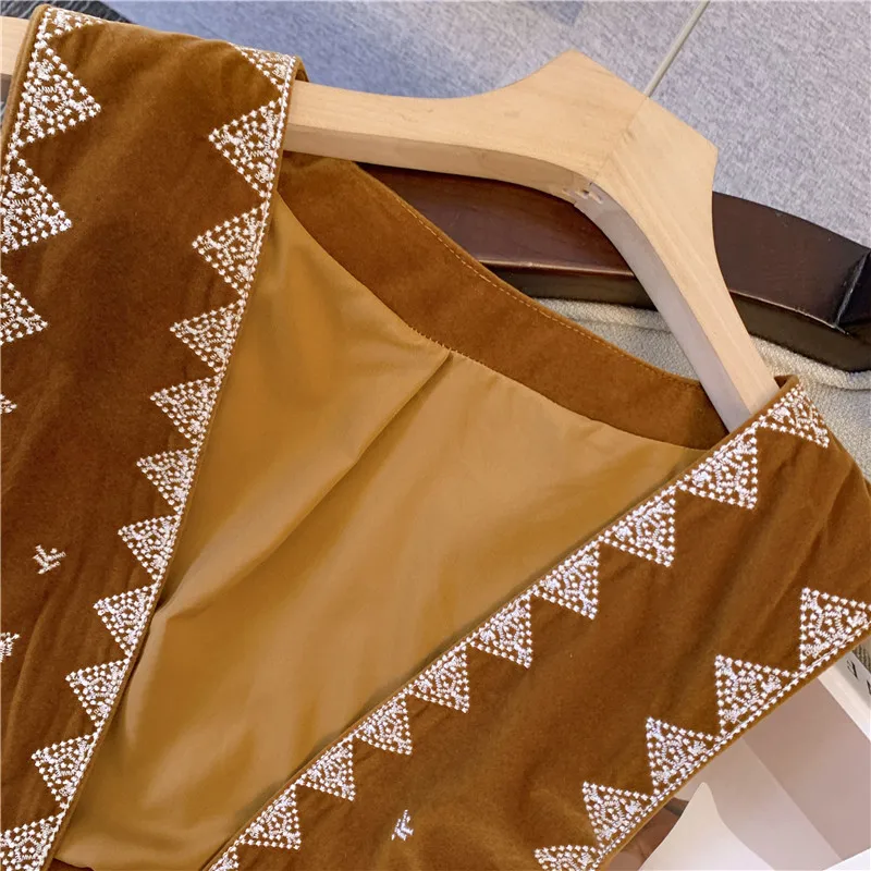 Cárdigan Vintage de Moda para  - Embroidery Zig Zag Stitch reseña y precio