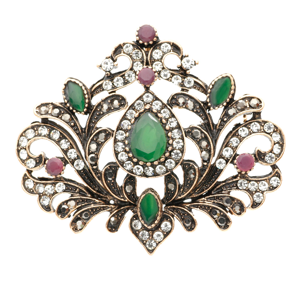 Broche Vintage turco para muje - Embroidery Fonts reseña y precio