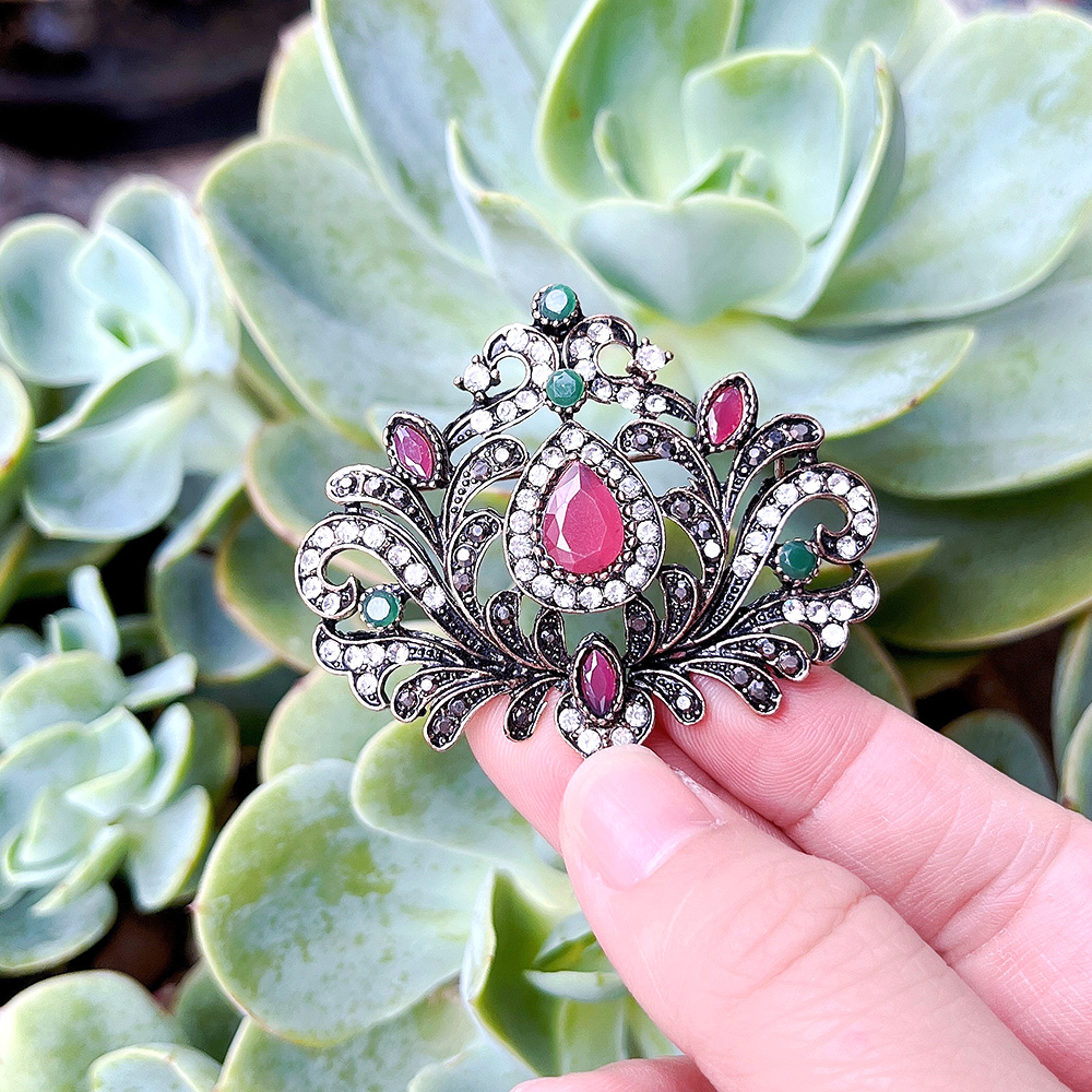 Broche Vintage turco para muje - Embroidery Fonts reseña y precio