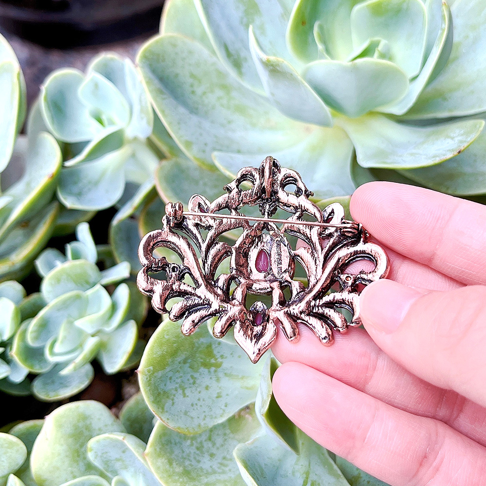 Broche Vintage turco para muje - Embroidery Fonts reseña y precio