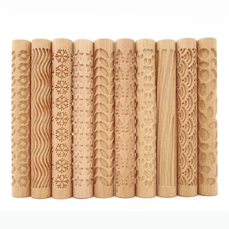Rodillo con textura de madera, - Embroidery Texture reseña y precio