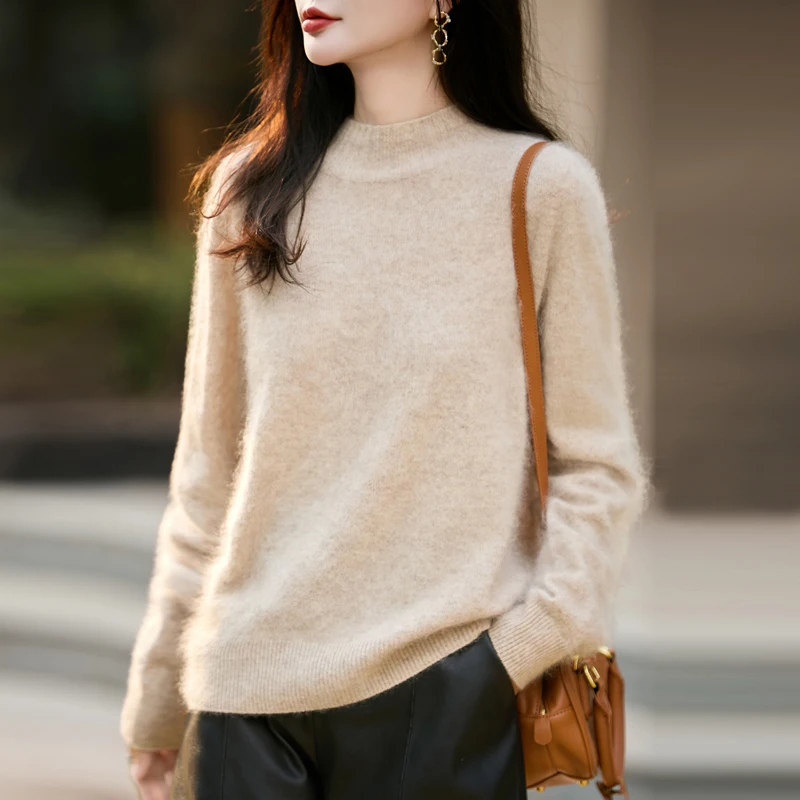 Suéter de Cuello Alto para Muj - Embroidery Fashion reseña y precio