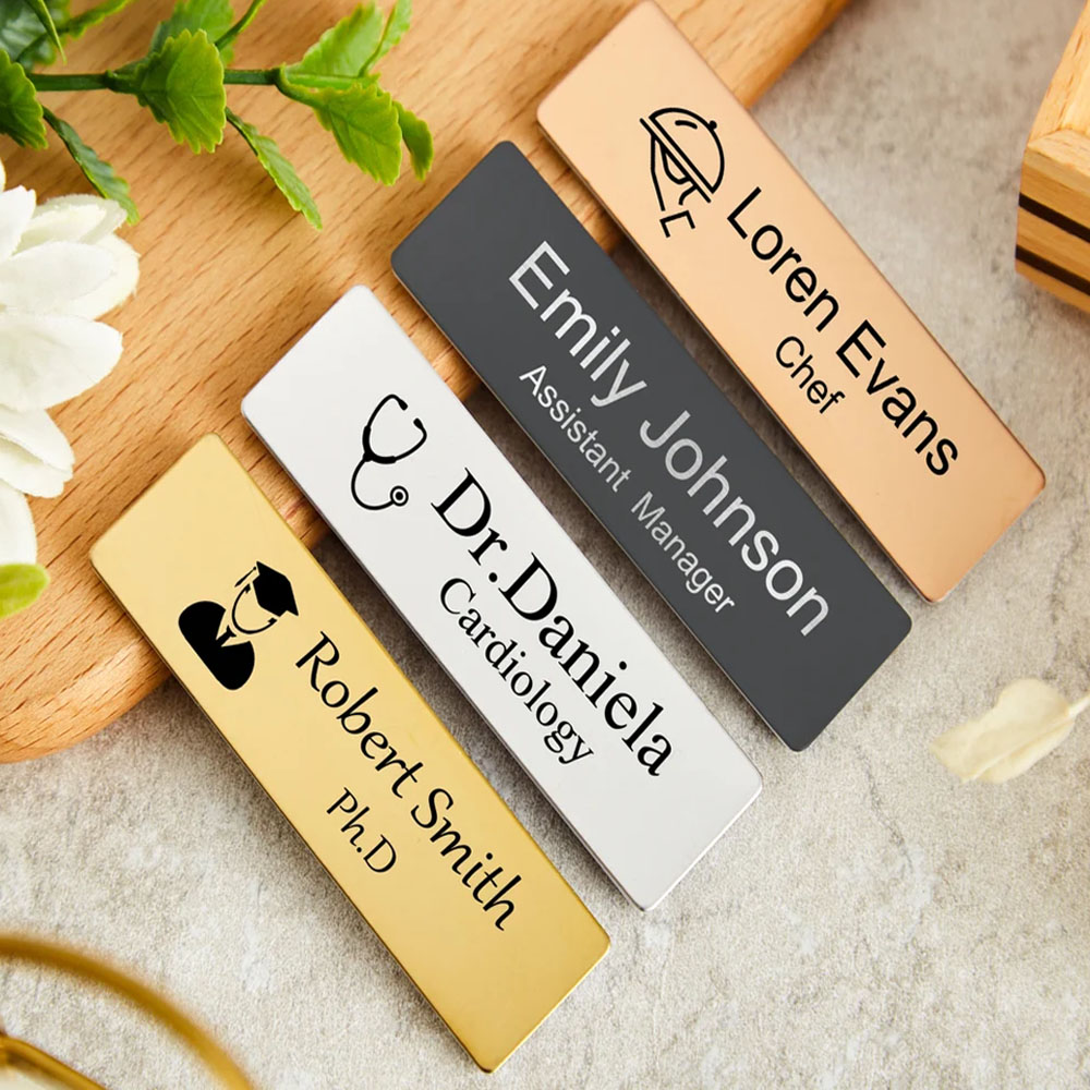 Placas de identidad de metal p - Embroidery Texture reseña y precio