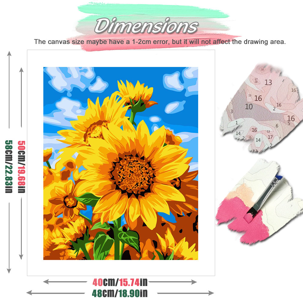 HUACAN-pintura al óleo por núm - Embroidery Translate reseña y precio