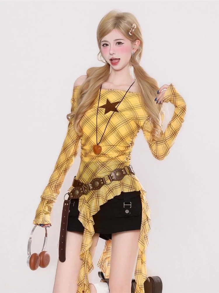 Camiseta vintage Y2K con cuell - Embroidery Fashion reseña y precio