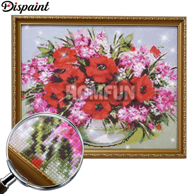 Dispaint-pintura de diamante r - Embroidery Rose Stitch reseña y precio