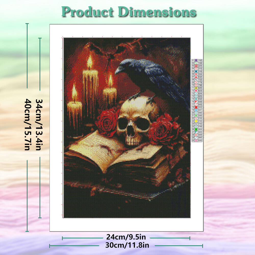 Punto de cruz vaca Animal DIY  - Embroidery Rose Stitch reseña y precio