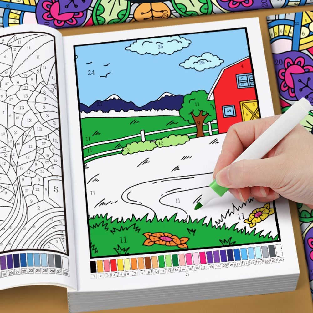 Libro de Pintura por Números D - Embroidery Translate reseña y precio