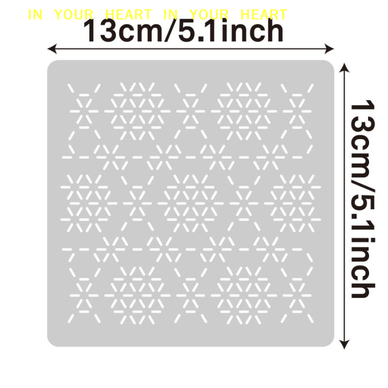 Plantilla de bordado geométric - Embroidery Tools reseña y precio