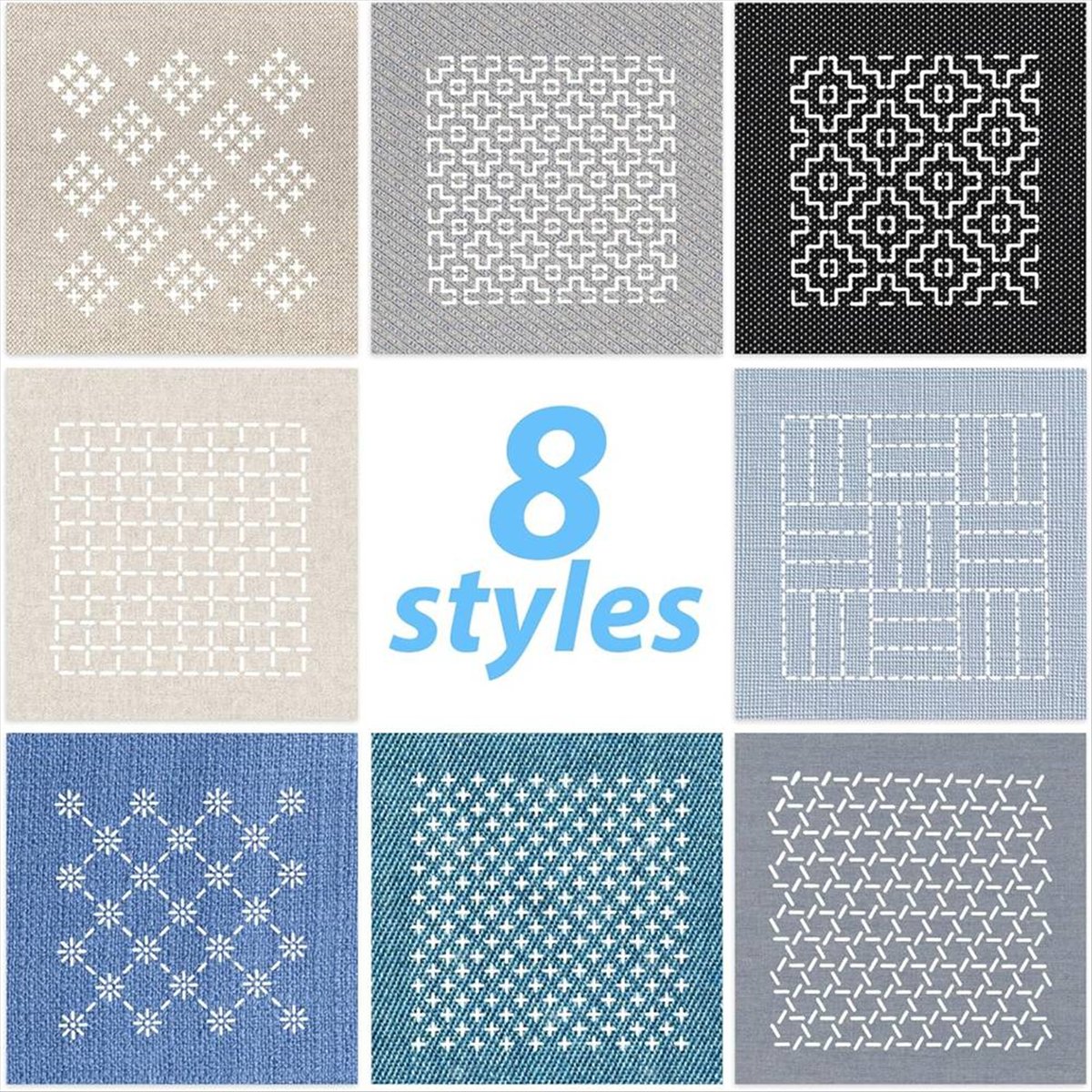 BHBL Kit de Plantillas de Plás - Embroidery X Pattern reseña y precio