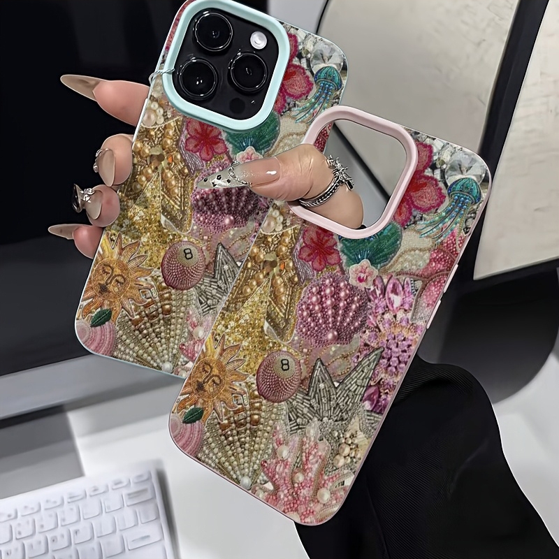 Funda de Silicona con Patrón d - Embroidery X Pattern reseña y precio