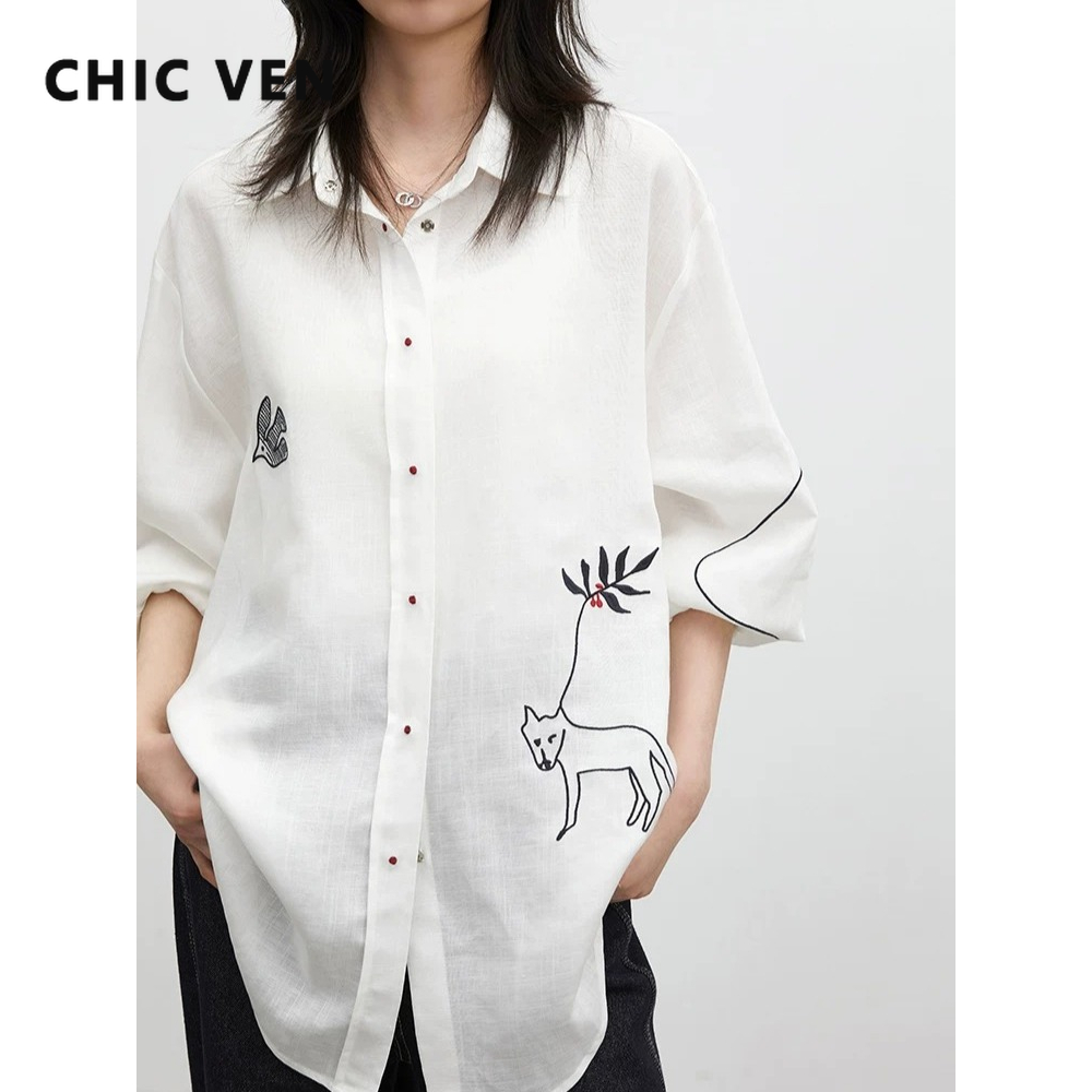 Camisa de Moda CHIC VEN para M - Embroidery Uniforms reseña y precio