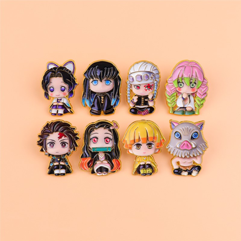 Pins de esmalte de personajes  - Embroidery Outfit reseña y precio
