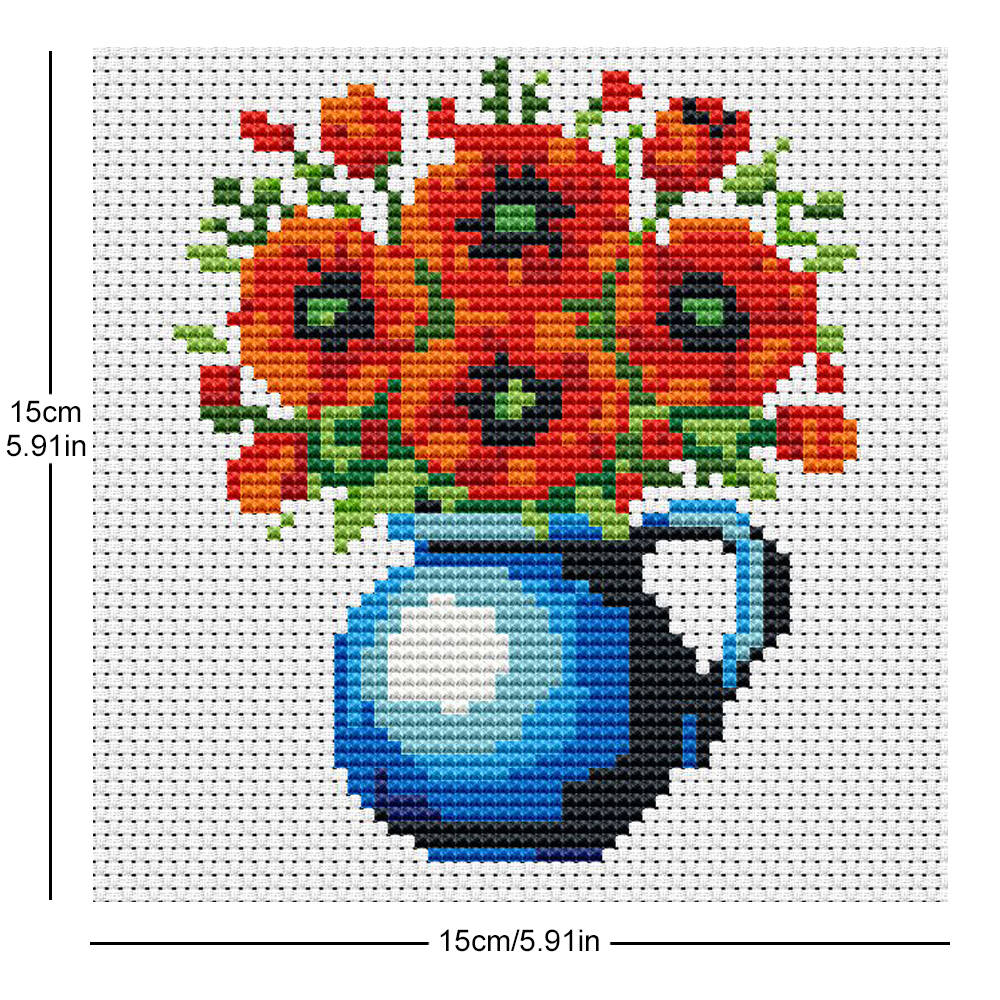 Evershine - Juego de 8 Mini Li - Embroidery Rose Stitch reseña y precio