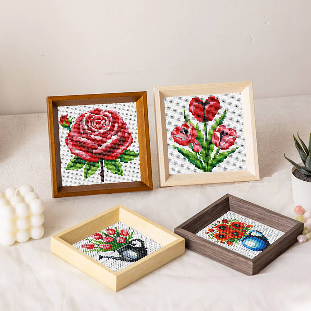 Evershine - Juego de 8 Mini Li - Embroidery Rose Stitch reseña y precio