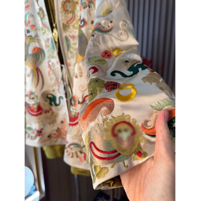 Nuevo Kimono Estilo Chino, Cha - Embroidery Style reseña y precio