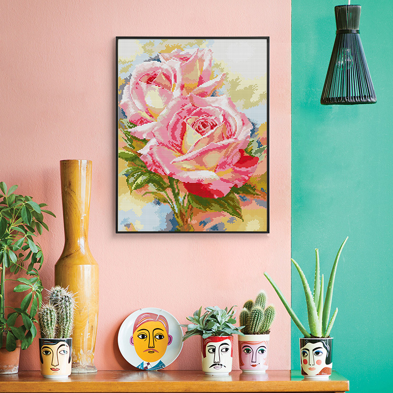 Kit de punto de cruz Joy Sunda - Embroidery Rose Stitch reseña y precio