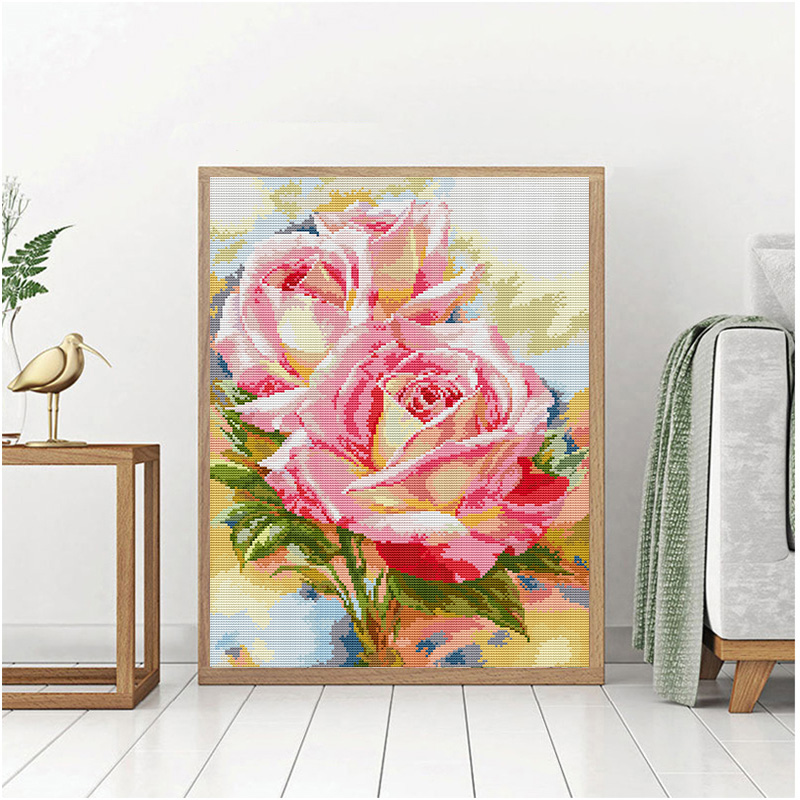 Kit de punto de cruz Joy Sunda - Embroidery Rose Stitch reseña y precio
