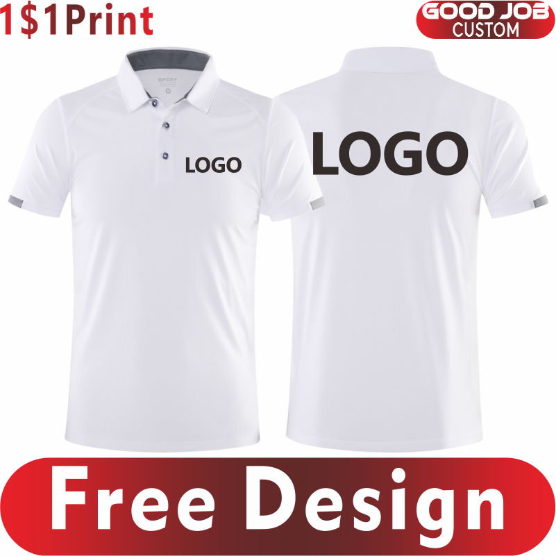 Polo deportivo de secado rápid - Embroidery Design Logo reseña y precio