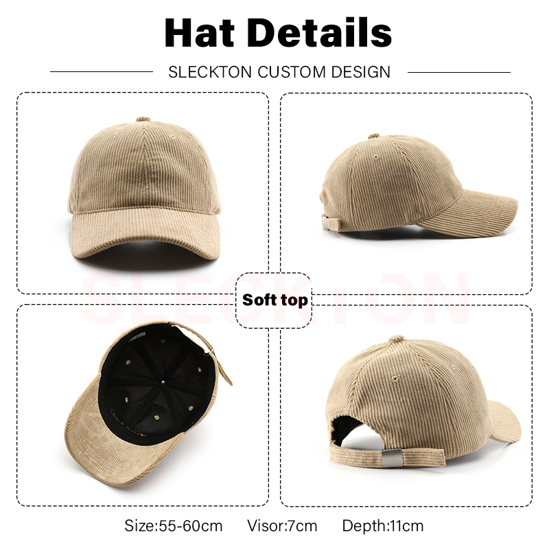 SLECKTON Gorra de béisbol con  - Embroidery Design Logo reseña y precio
