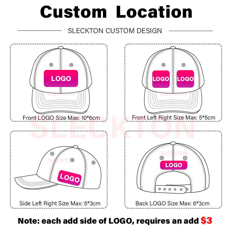 SLECKTON Gorra de béisbol con  - Embroidery Design Logo reseña y precio