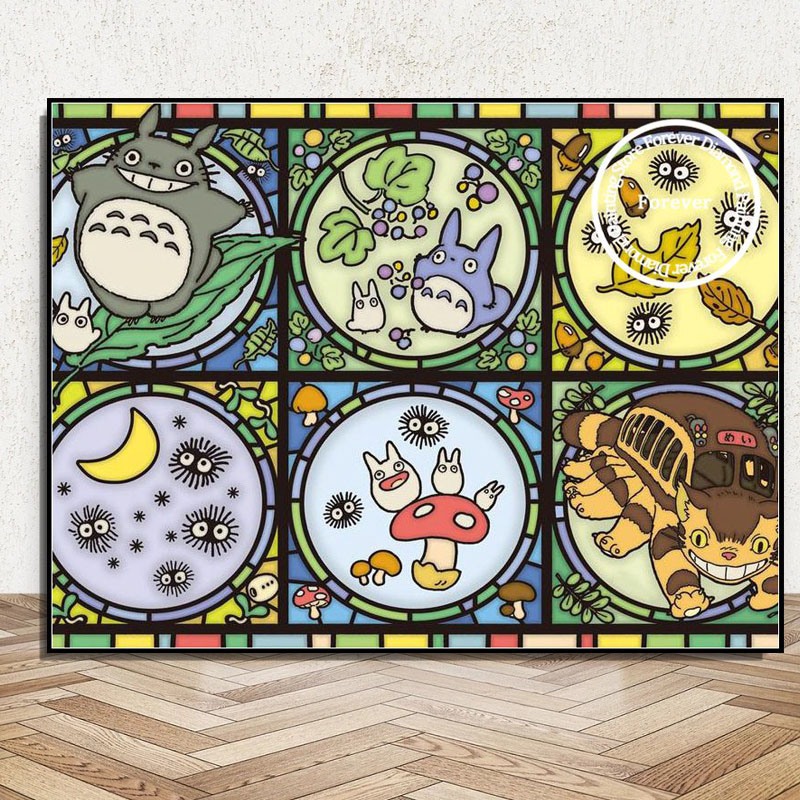 Patrón de arte de Anime de gat - Embroidery Cross Stitch Patterns reseña y precio
