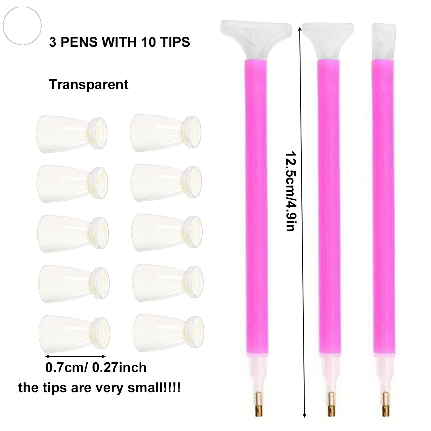 Juego de 10 Puntas de Silicona - Embroidery Needle Pen reseña y precio