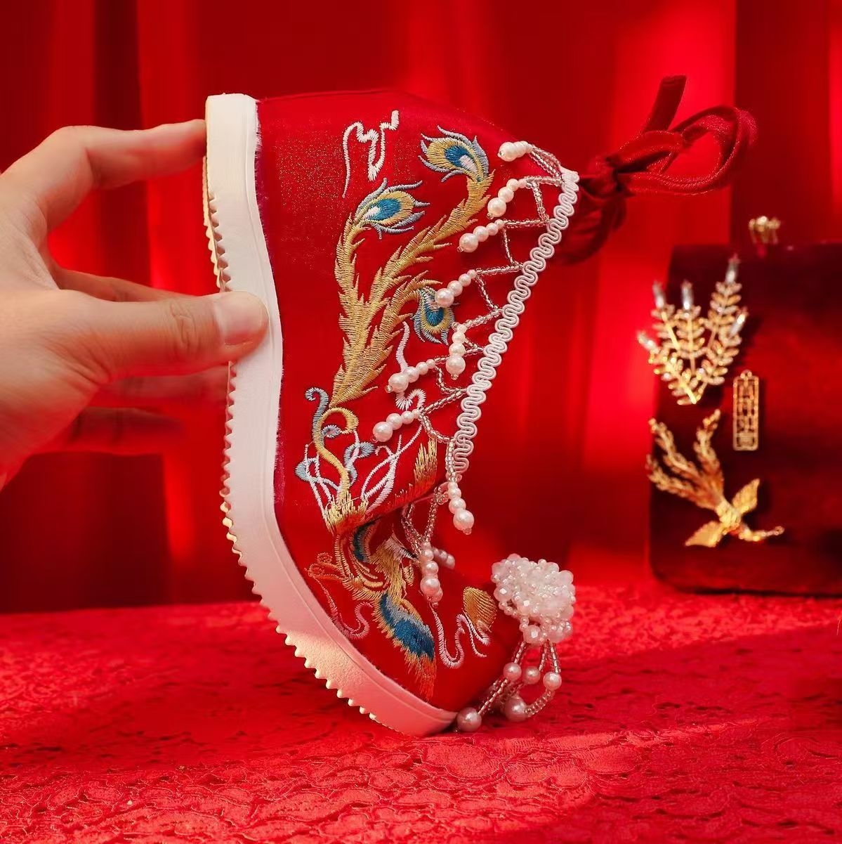 Nuevos zapatos de boda bordado - Embroidery Style reseña y precio