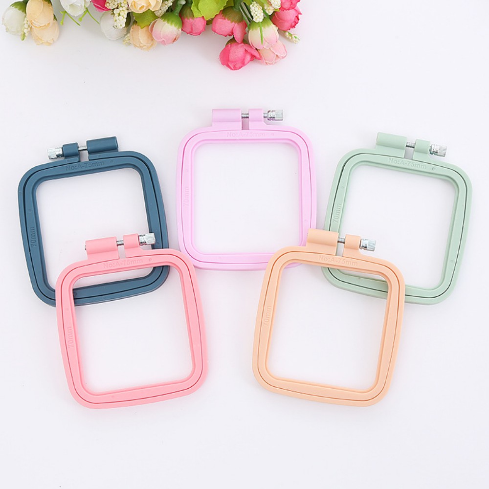 Aros de bordado de plástico ov - Embroidery Hoop Square reseña y precio